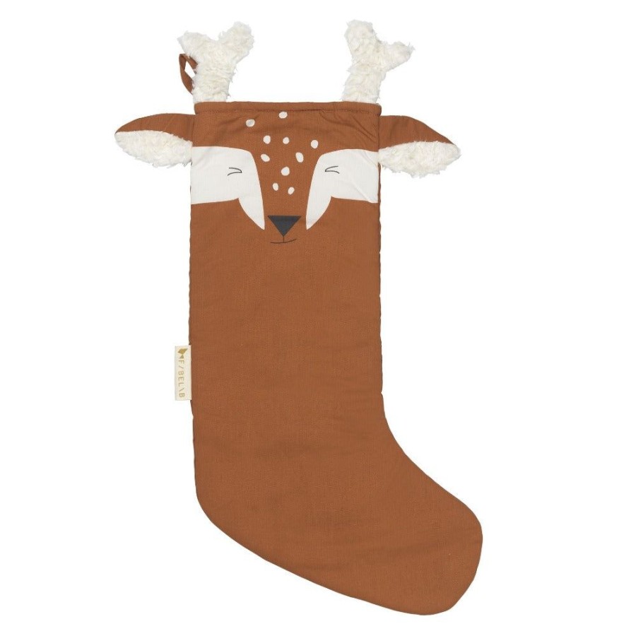 Nursery Fabelab | Christmas Stocking Deer - Cinnamon