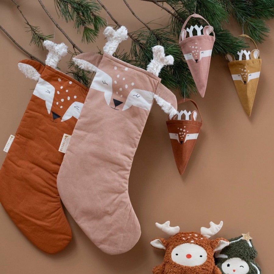 Nursery Fabelab | Christmas Stocking Deer - Cinnamon