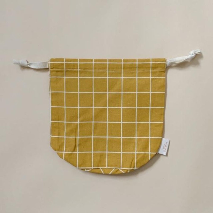 Nursery HAPS Nordic | Multi Bag Small- Mustard Grid