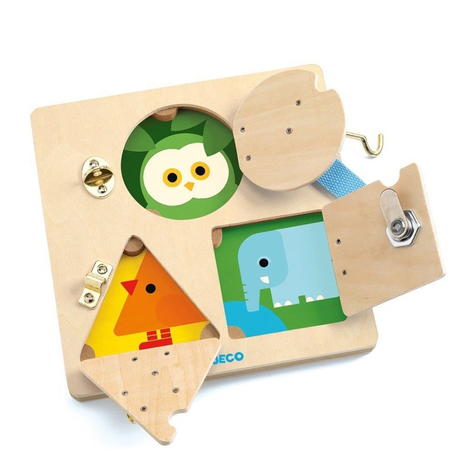 Play Djeco | Wooden Activity Toy - Locks