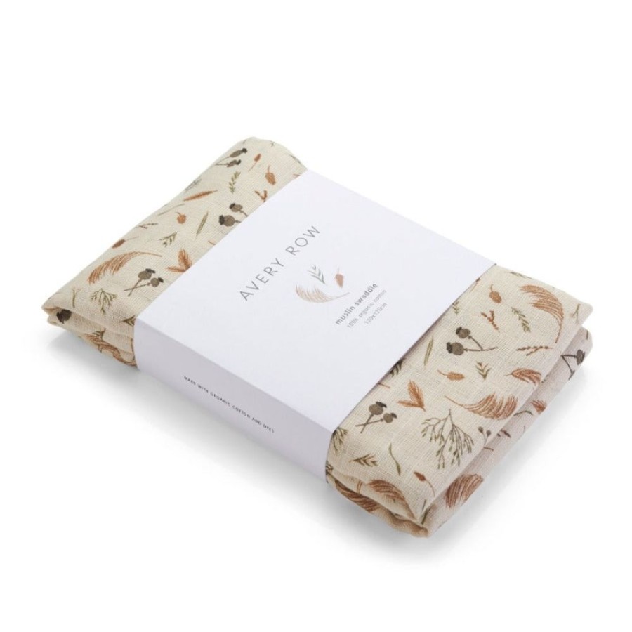 Nursery Avery Row | Muslin Large Swaddle - Grasslands