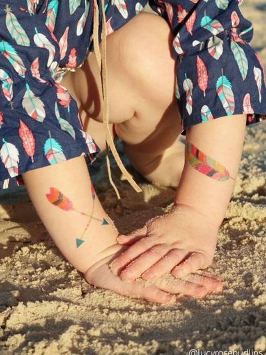 Wear Ducky Street | Temporary Tattoos - Feathers