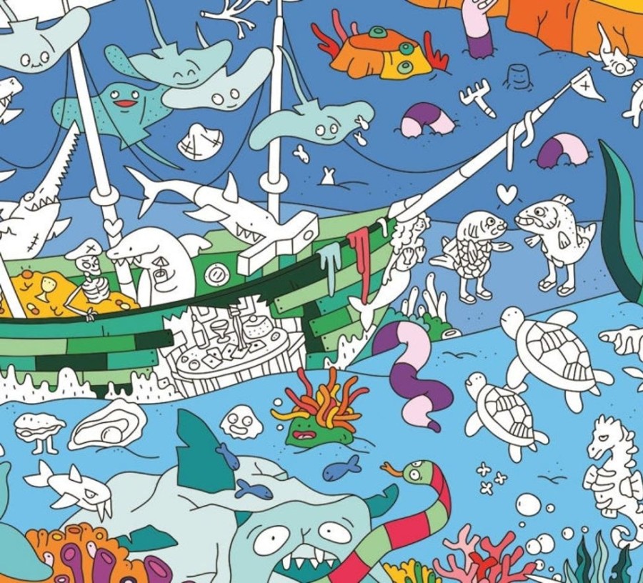 Play OMY | Giant Colouring Poster - Ocean