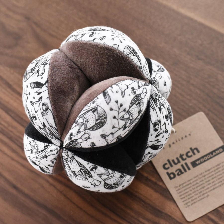 Play Wee Gallery | Sensory Clutch Ball - Woodland