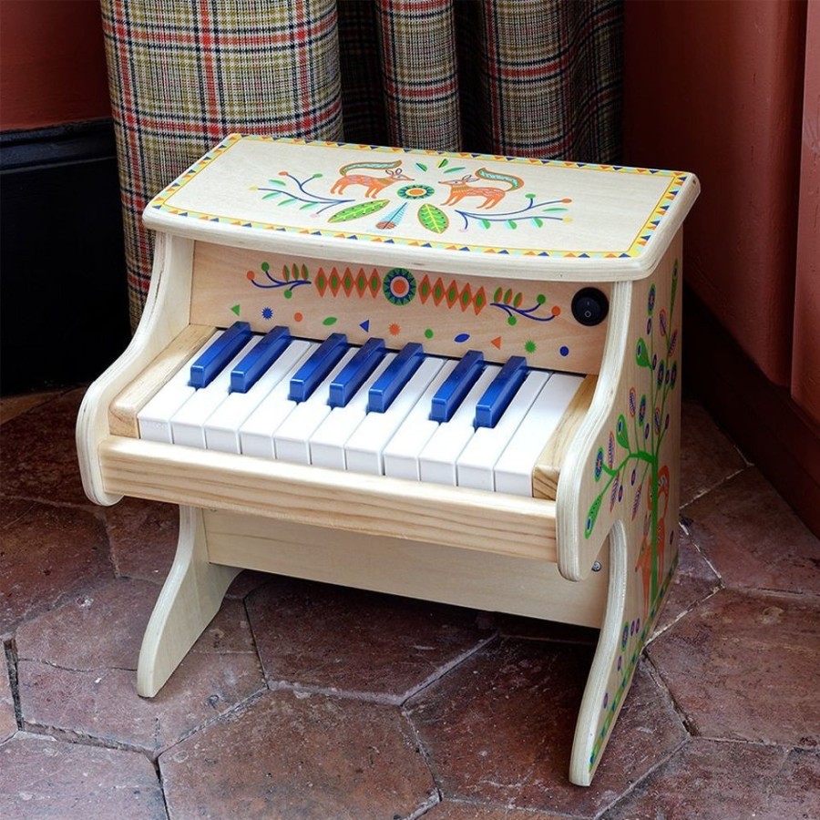 Play Djeco | Electronic Wooden Piano - Animambo