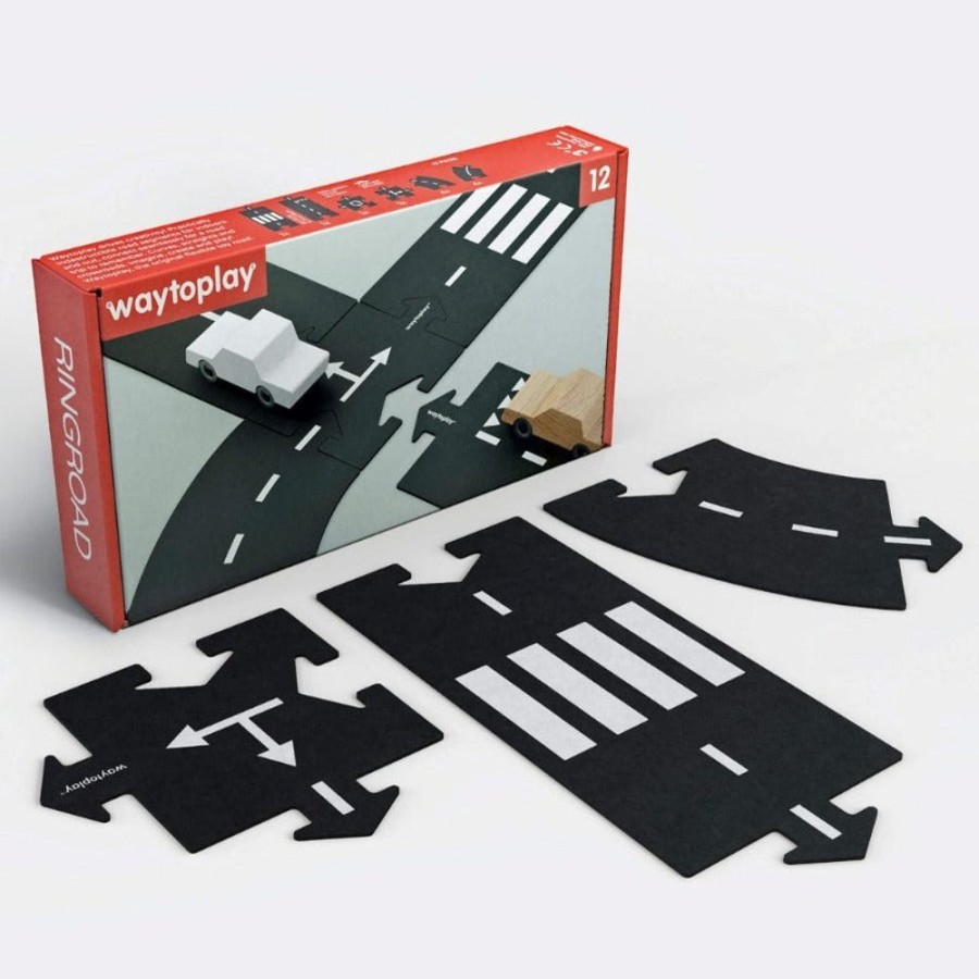 Play Way to Play | Road Set 12 Pieces - Ringroad