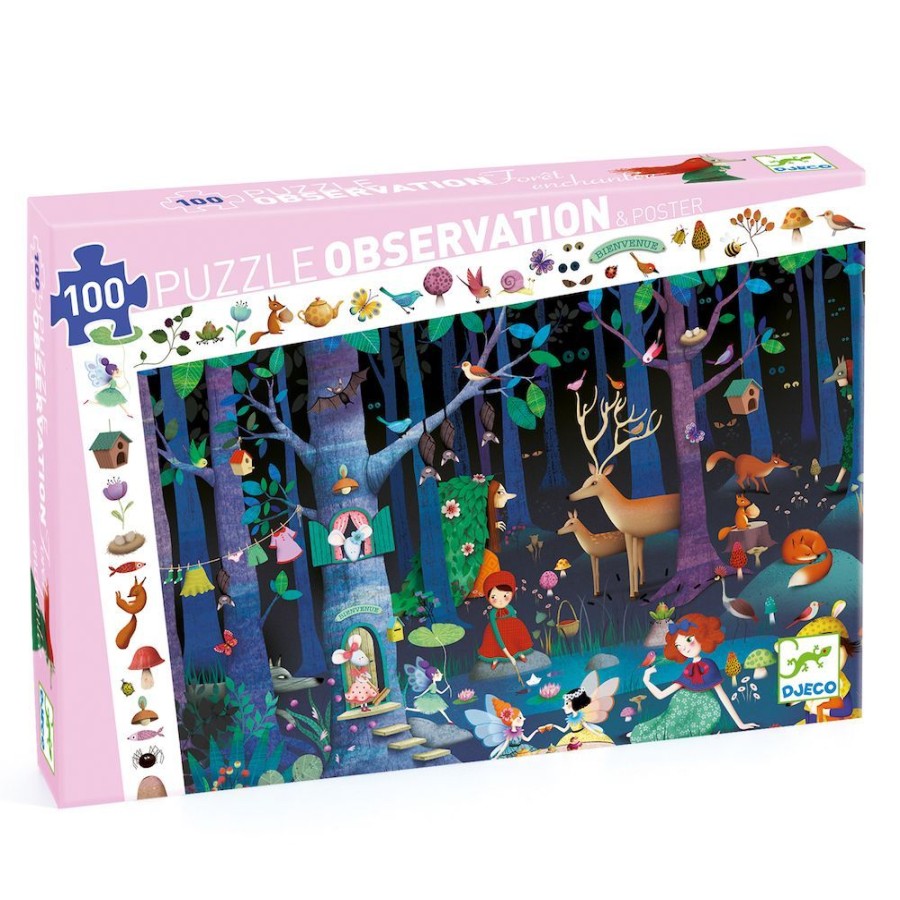 Play Djeco | Observation Puzzle - Enchanted Forest