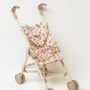 Play Mrs Ertha | Doll Stroller - Rasberry Bunchs