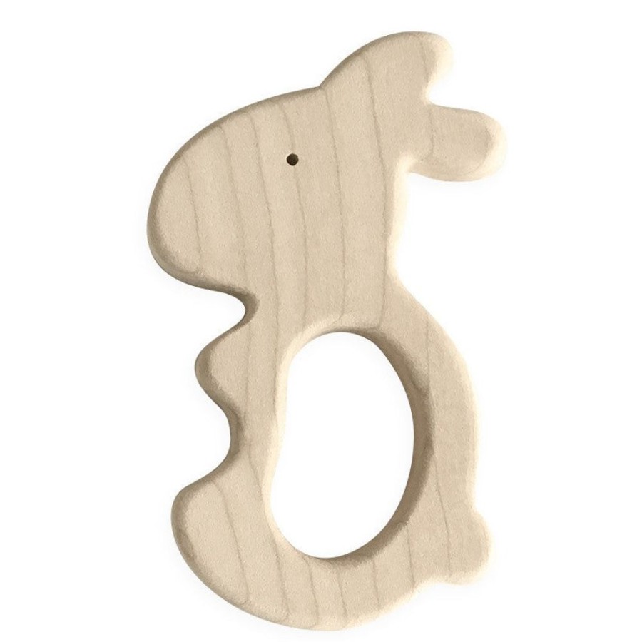 Eat Briki Vroom Vroom | Wooden Teether - Rabbit