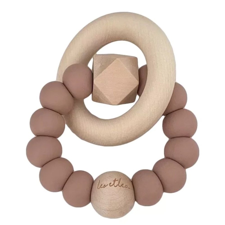 Eat Leo et Lea | Ring Teether - Rosewood