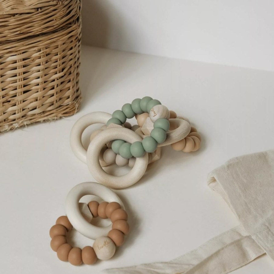 Eat Leo et Lea | Ring Teether - Rosewood