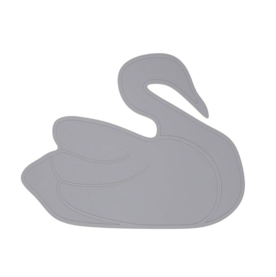 Eat Lille Vilde | Silicone Placemat - Grey Swan