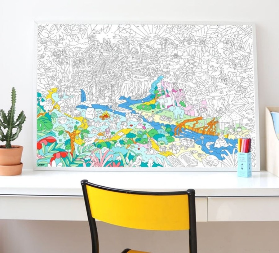 Play OMY | Giant Colouring Poster - Jungle