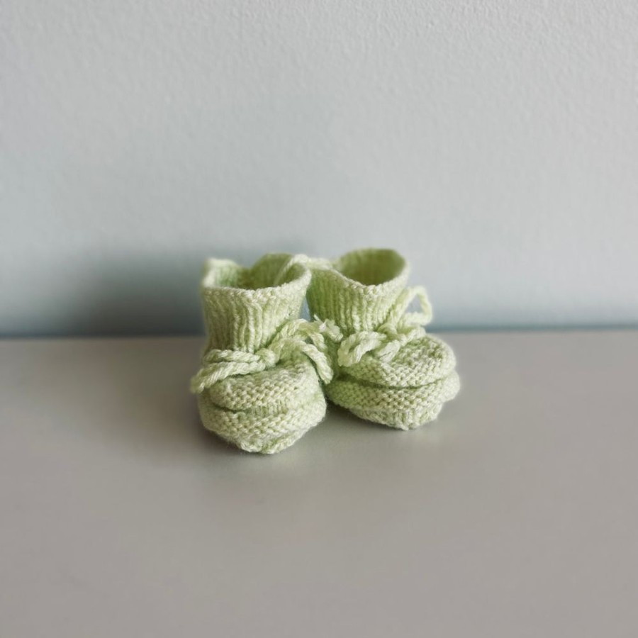 Wear HOM | Baby Booties - Lime