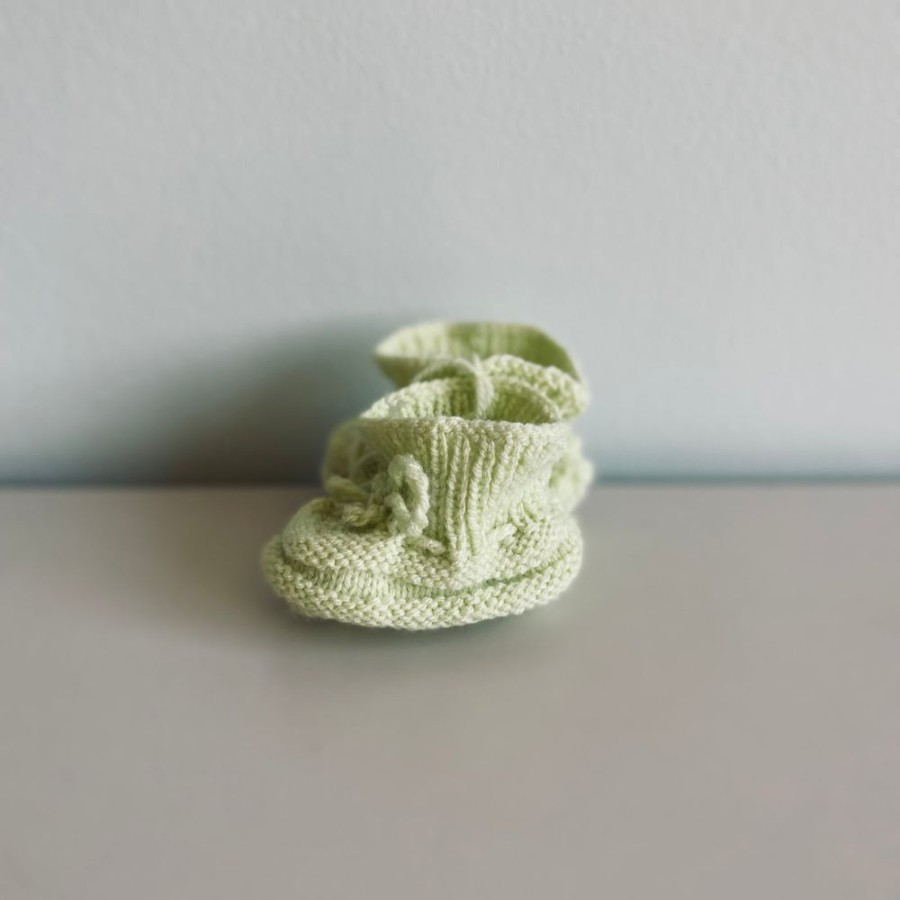 Wear HOM | Baby Booties - Lime